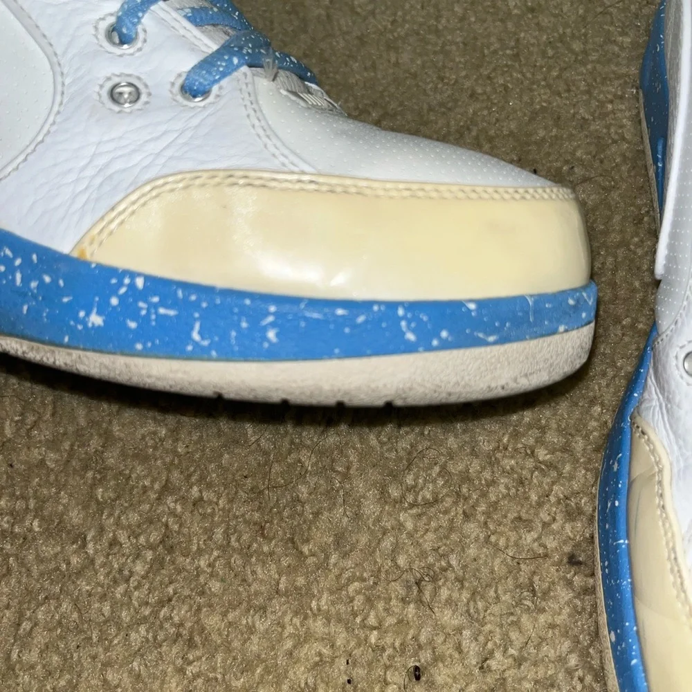 2010 Jordan 1 Fund 5/8th White and univeristy Blue